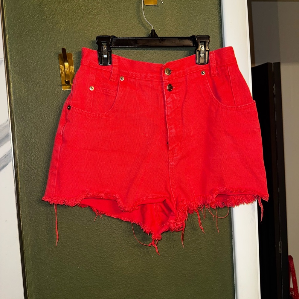 Coral Denim Women's Shorts